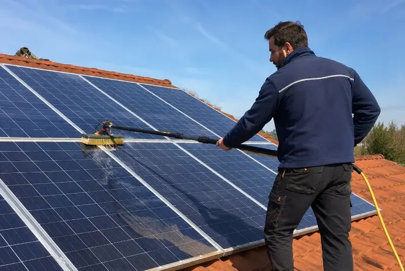 Nettoyage et entretien de panneaux solaires à Maslacq